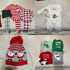 12M Christmas and Thanksgiving clothes